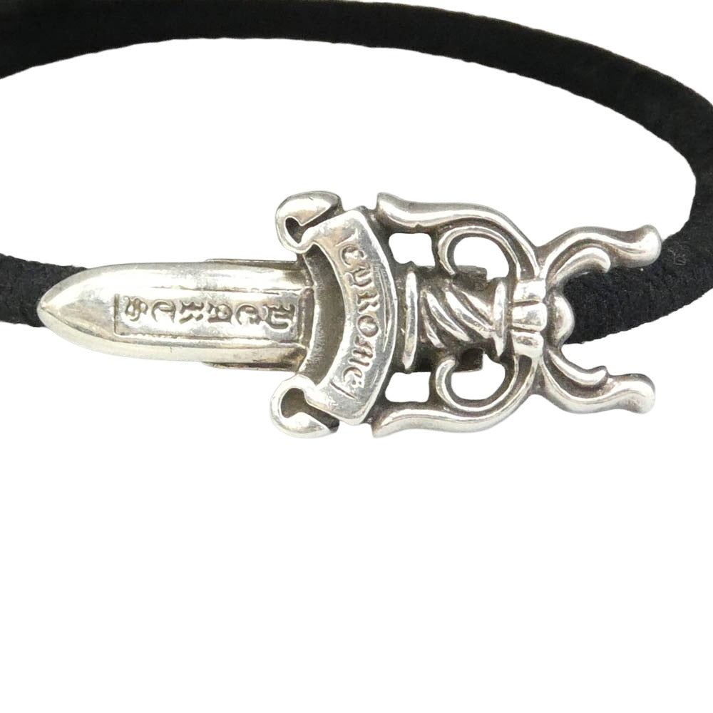 CHROME HEARTS クロムハーツ（原本有） HAIRBAND ダガー ボタン ヘアゴム シルバー系【中古】