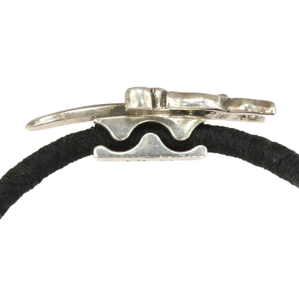 CHROME HEARTS クロムハーツ（原本有） HAIRBAND ダガー ボタン ヘアゴム シルバー系【中古】