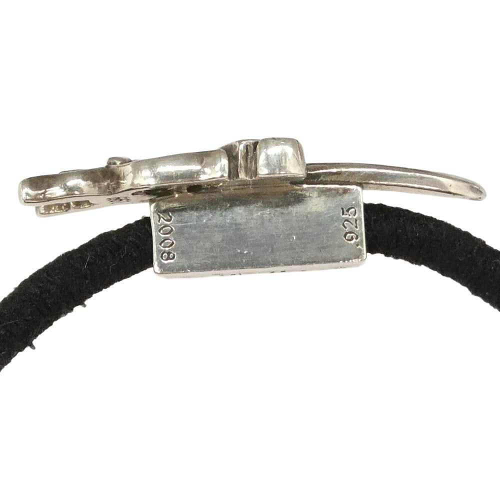 CHROME HEARTS クロムハーツ（原本有） HAIRBAND ダガー ボタン ヘアゴム シルバー系【中古】