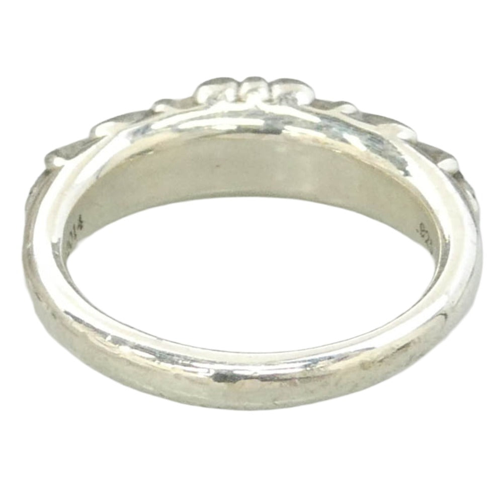 CHROME HEARTS クロムハーツ（原本無） BABY CLSC P D ベイビークラシック フローラルクロス ダイヤ リング シルバー系 約11号【中古】