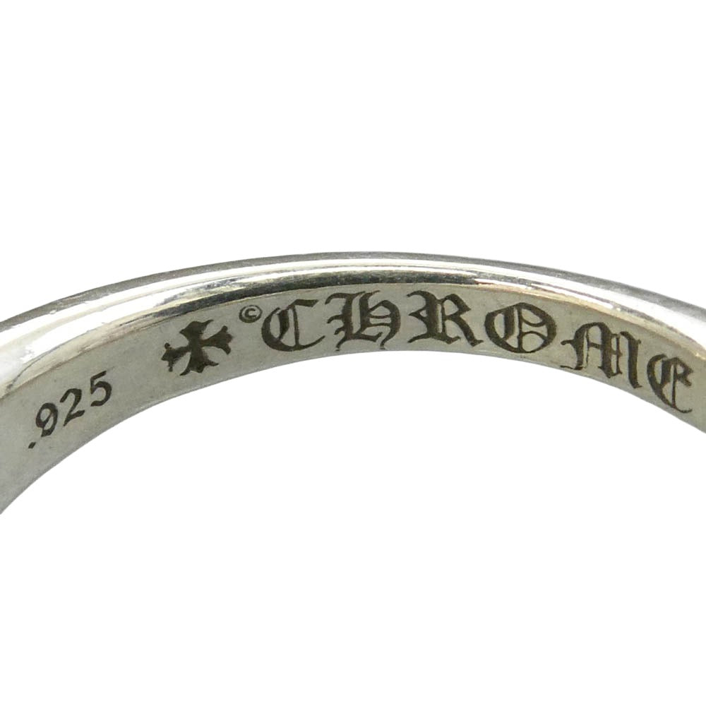 CHROME HEARTS クロムハーツ（原本無） BABY CLSC P D ベイビークラシック フローラルクロス ダイヤ リング シルバー系 約11号【中古】