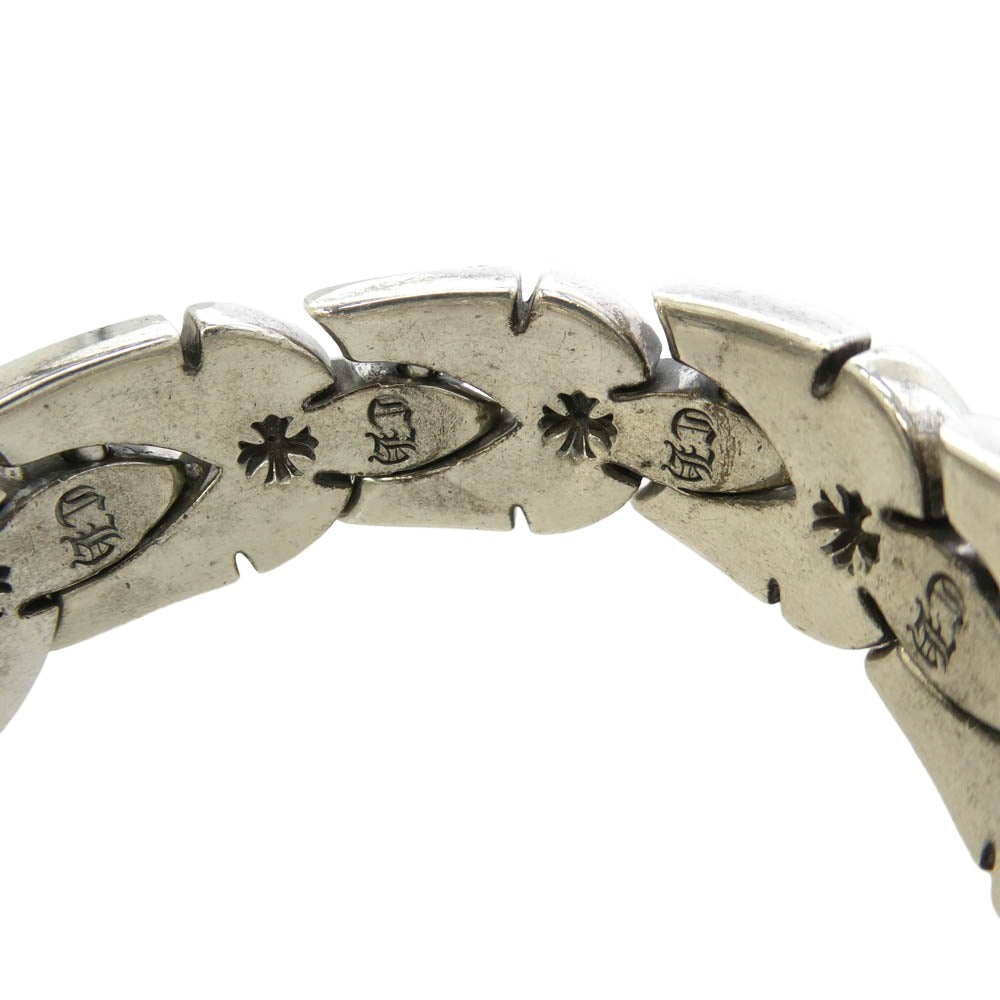 CHROME HEARTS クロムハーツ（原本無） FLERKNEE LINK LG ラージ フレアニー リンク ブレスレット 9LINK 9リンク シルバー系【中古】
