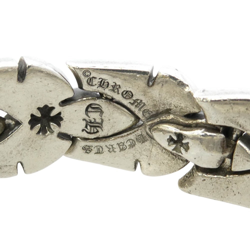 CHROME HEARTS クロムハーツ（原本無） FLERKNEE LINK LG ラージ フレアニー リンク ブレスレット 9LINK 9リンク シルバー系【中古】