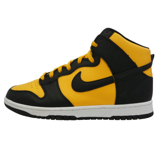NIKE ナイキ DD1399-700 DUNK HI RETRO ダンク ハイ レトロ ハイカット スニーカー イエロー系 ブラック系 29cm【中古】