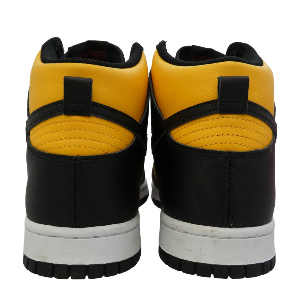 NIKE ナイキ DD1399-700 DUNK HI RETRO ダンク ハイ レトロ ハイカット スニーカー イエロー系 ブラック系 29cm【中古】