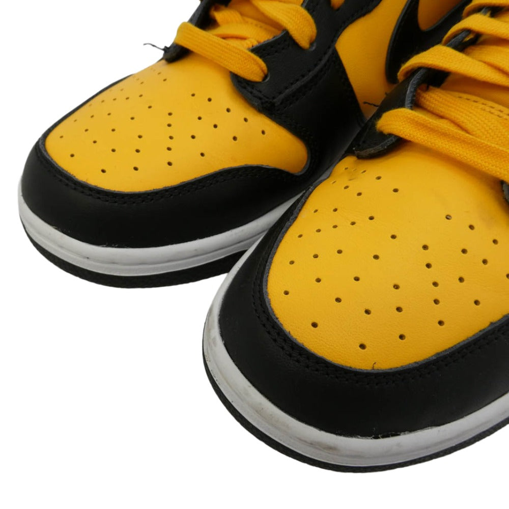 NIKE ナイキ DD1399-700 DUNK HI RETRO ダンク ハイ レトロ ハイカット スニーカー イエロー系 ブラック系 29cm【中古】