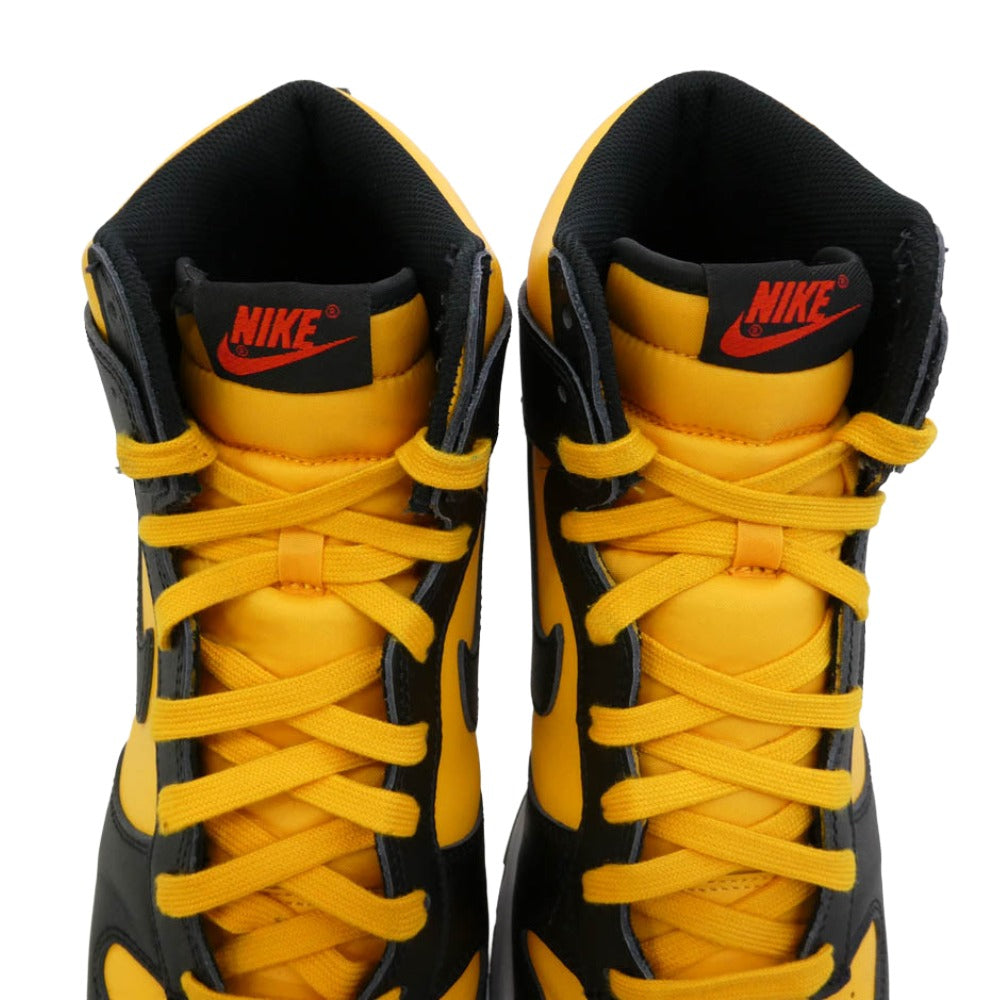 NIKE ナイキ DD1399-700 DUNK HI RETRO ダンク ハイ レトロ ハイカット スニーカー イエロー系 ブラック系 29cm【中古】