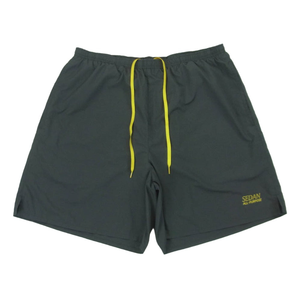 セダンオールパーパス Training & Gym Shorts トレーニング ジム ショーツ ハーフ ショート パンツ グレー系 L【中古】