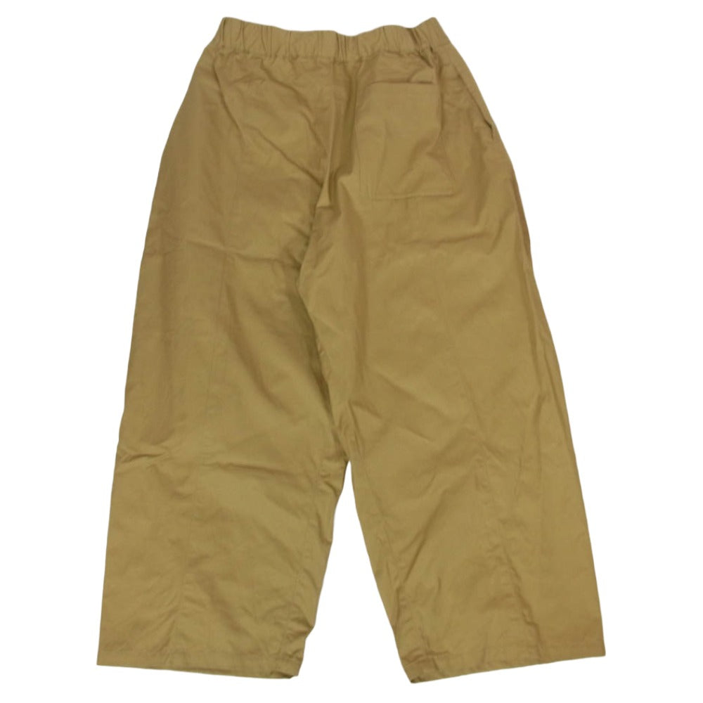 セイジネーション S011 BOX PLEAT TROUSER ボックス プリーツ ワイド トラウザーズ パンツ ベージュ SAND XL【極上美品】【中古】