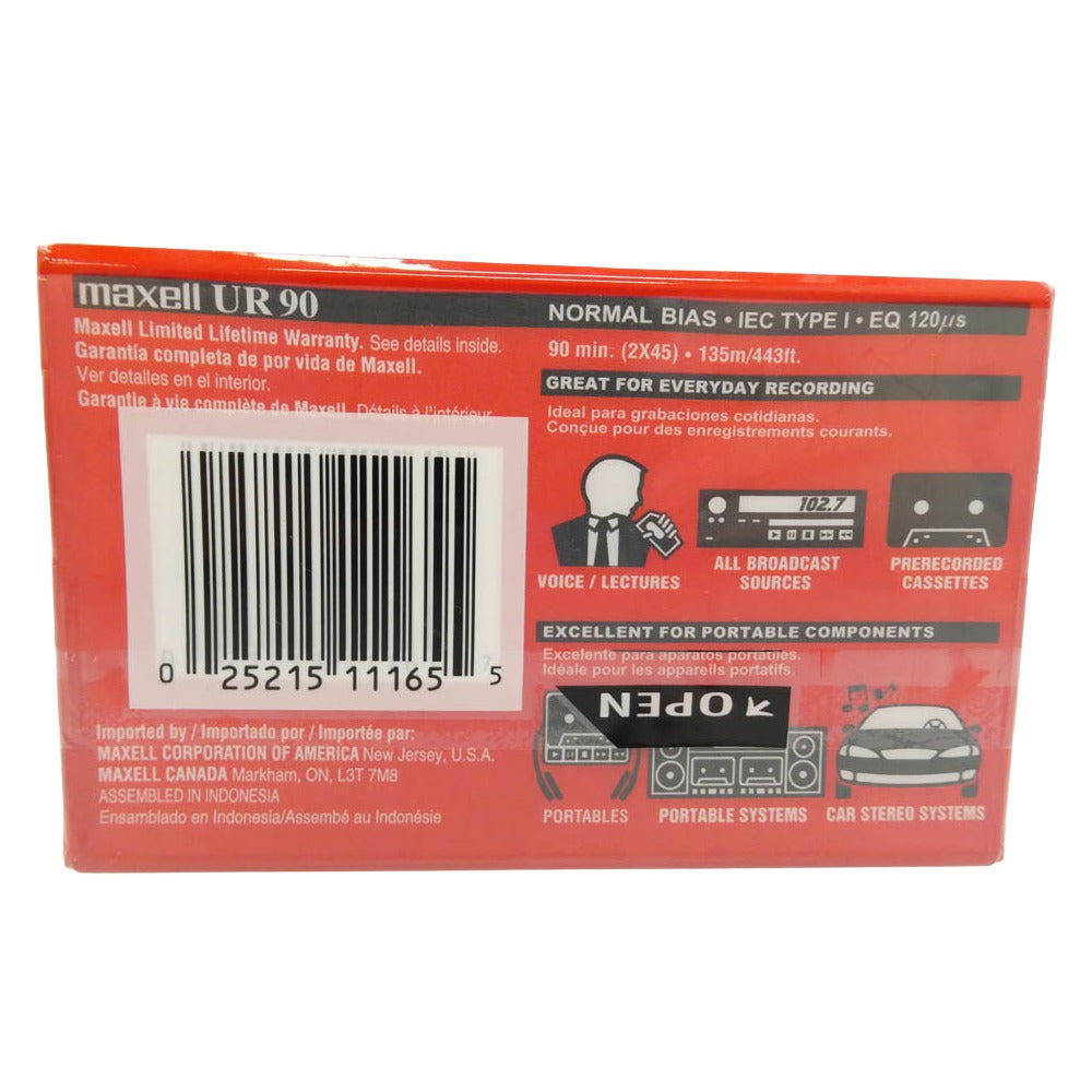 Supreme シュプリーム 23AW Maxell Cassette Tapes (5 Pack) マクセルカセットテープ 5パック レッド系 クリア系 2×45min【極上美品】【中古】