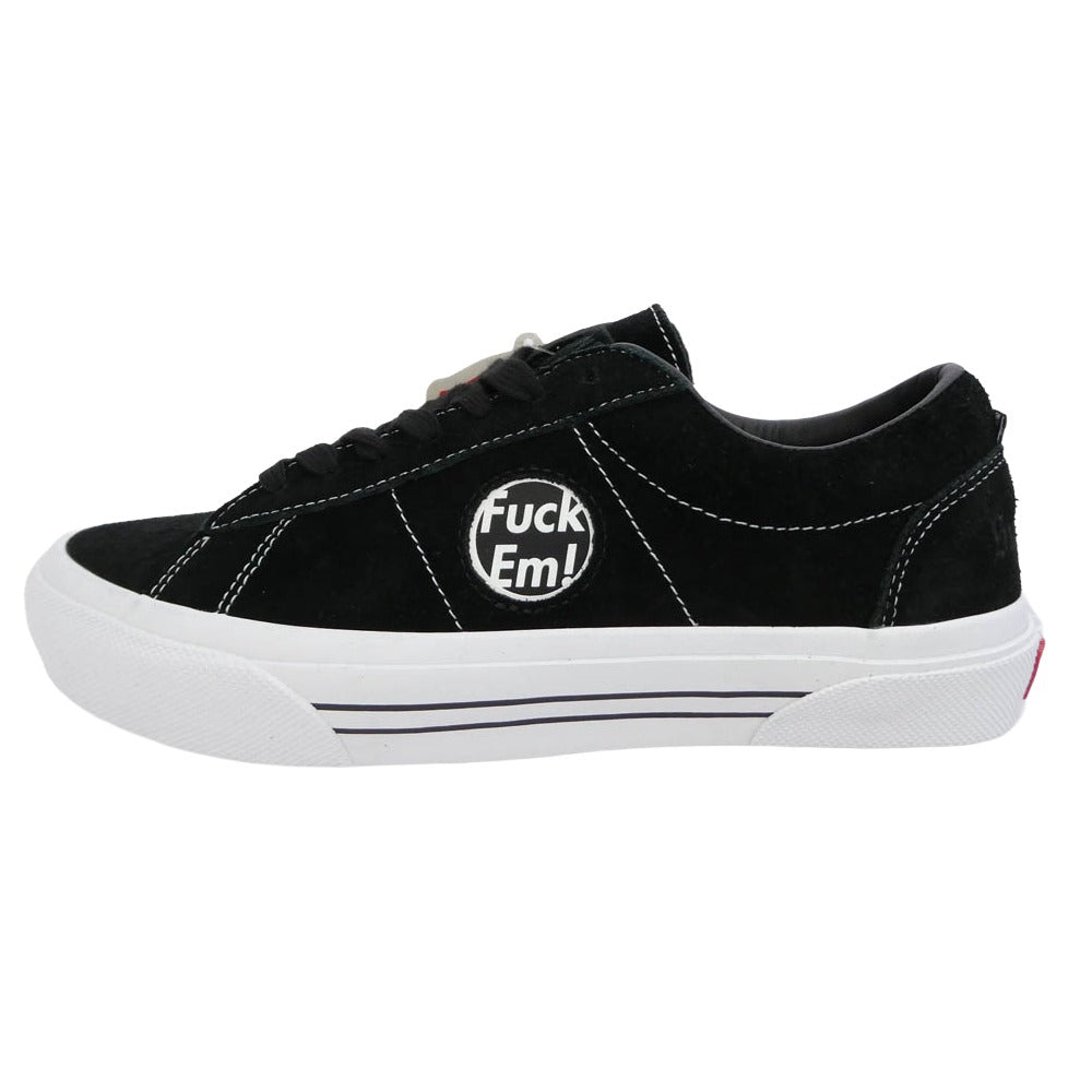 Supreme シュプリーム VANS バンズ 24SS VN000MQ8CJK x VANS SKATE SID S Fuck Em バンズ スケート シド ローカット スエード スニーカー ブラック系 26.0cm【極上美品】【中古】
