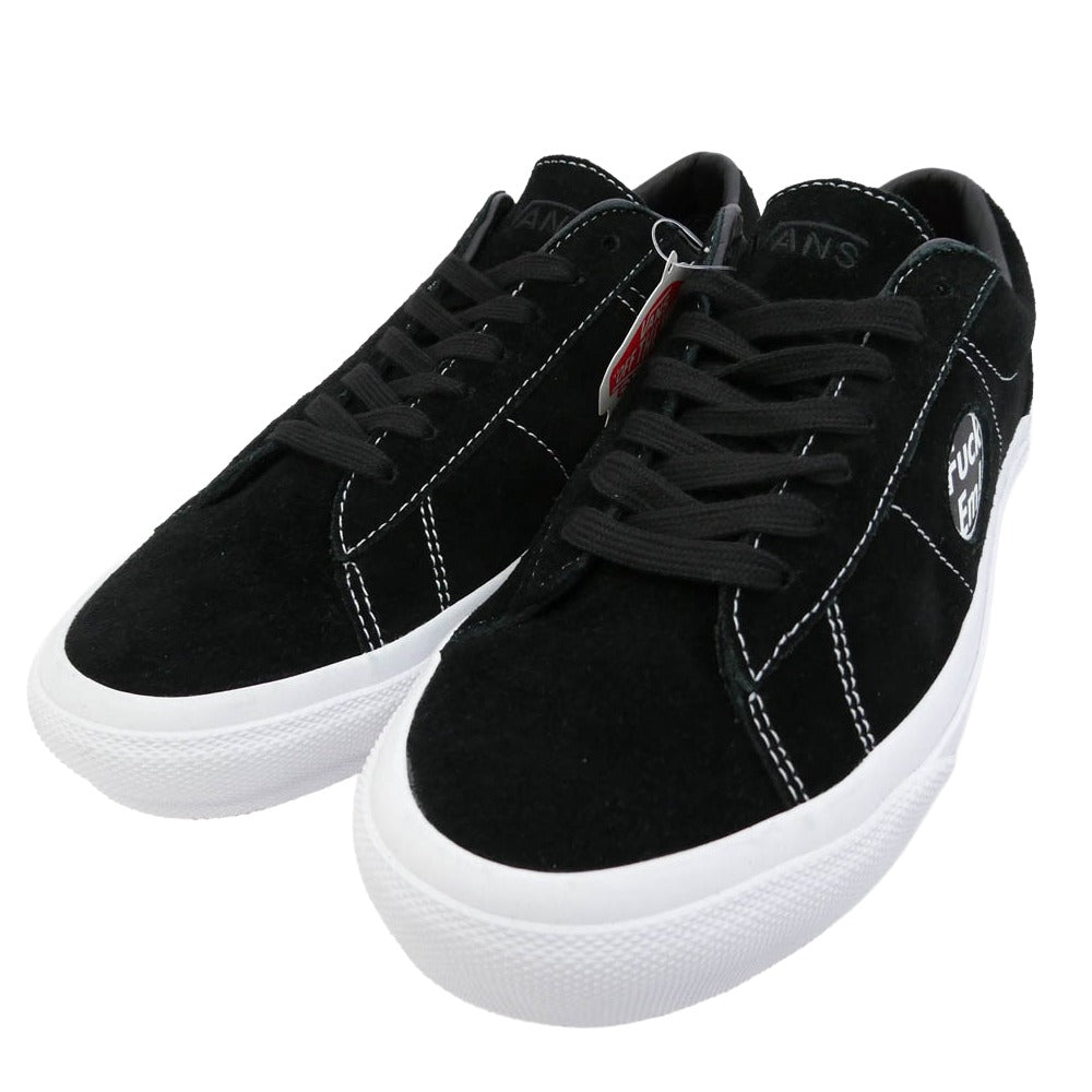 Supreme シュプリーム VANS バンズ 24SS VN000MQ8CJK x VANS SKATE SID S Fuck Em バンズ スケート シド ローカット スエード スニーカー ブラック系 26.0cm【極上美品】【中古】