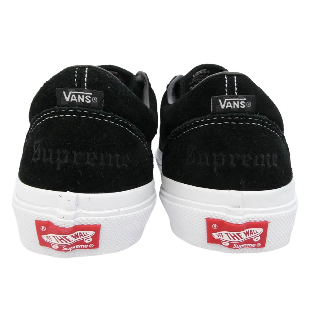 Supreme シュプリーム VANS バンズ 24SS VN000MQ8CJK x VANS SKATE SID S Fuck Em バンズ スケート シド ローカット スエード スニーカー ブラック系 26.0cm【極上美品】【中古】