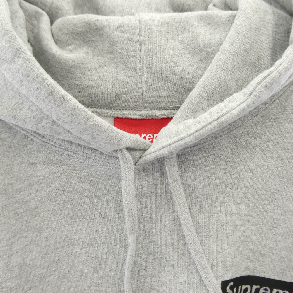 Supreme シュプリーム 23SS Fiend Hooded Sweatshirt フィーンド フーデッド スウェットシャツ フーディー パーカー グレー系 M【美品】【中古】