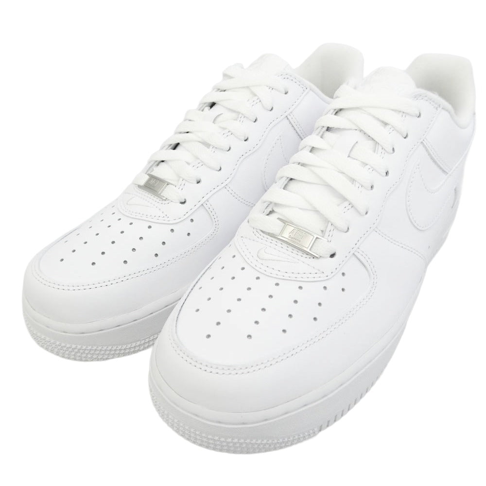 Supreme シュプリーム NIKE ナイキ CU9225-100 x Nike ナイキ シカゴオープン記念ステッカー付属 Air Force 1 Low AF1 エアフォース1 ロー スニーカー ホワイト系 27.5cm【極上美品】【中古】