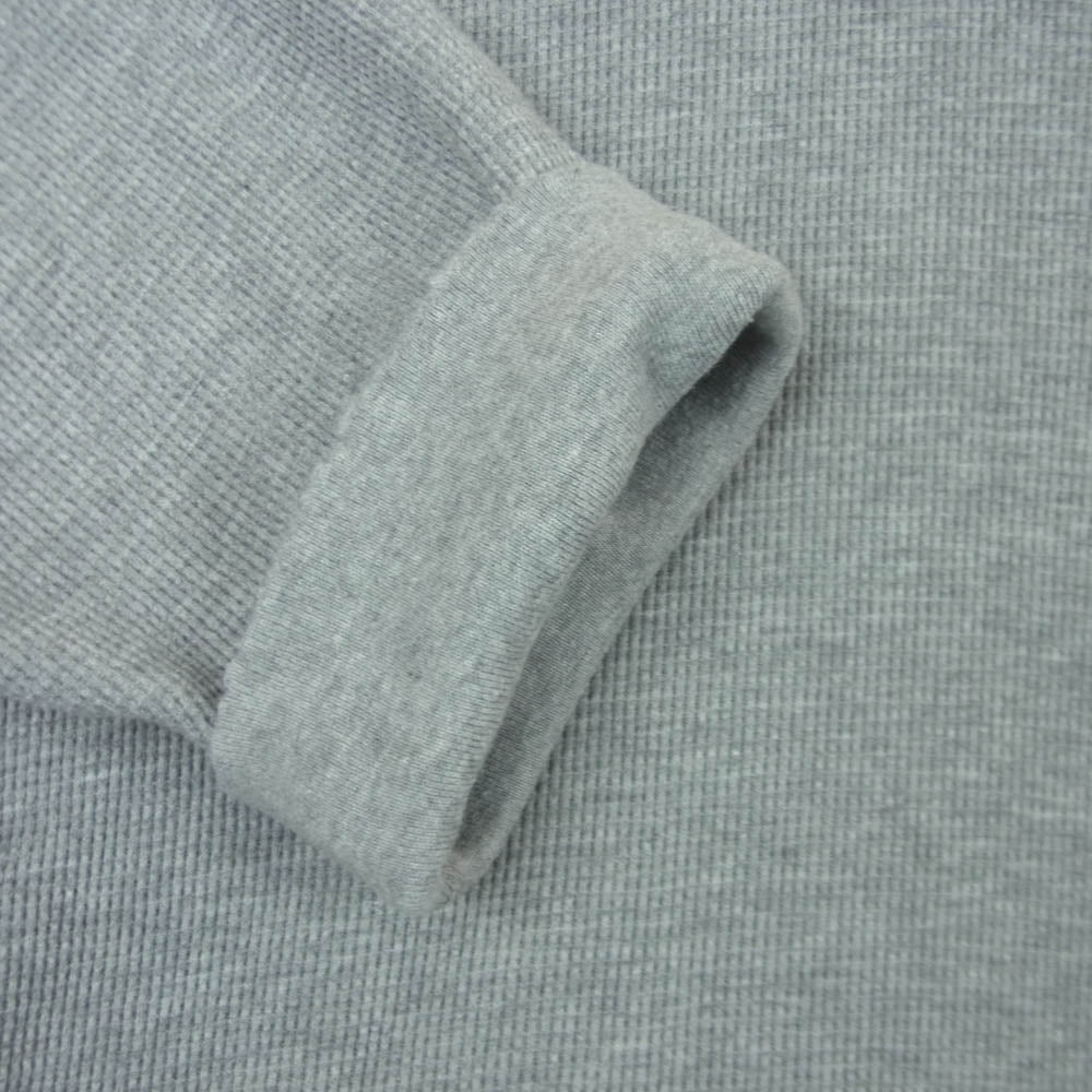 ANCELLM アンセルム ANC-CT101 DAMAGE WAFFLE CREW LS T-SHIRT ダメージ加工 ワッフル クルーネック 長袖 Tシャツ カットソー グレー系 1【中古】