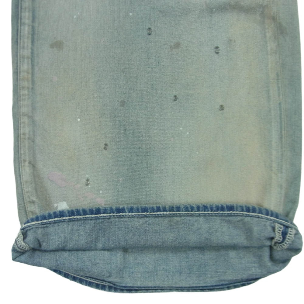 ANCELLM アンセルム 25SS ANC-PT71 LIGHT OZ WIDE STRAIGHT DENIM PANTS ライトオンス ワイド ストレート デニム パンツ インディゴブルー系 1【中古】