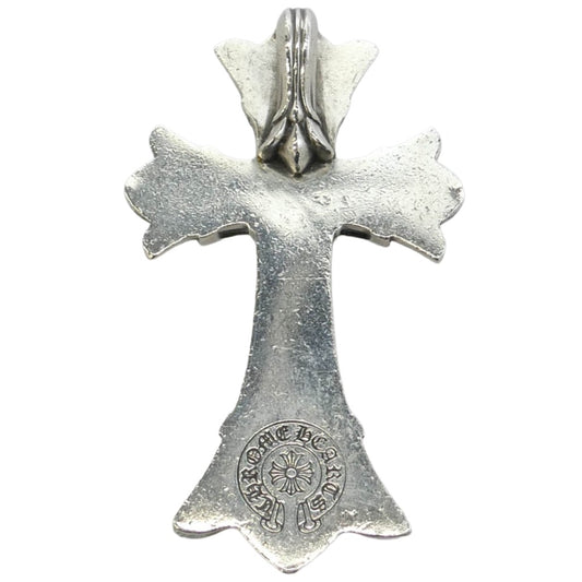 CHROME HEARTS クロムハーツ（原本無） DBL CH CRS LRG ラージ ダブルCHクロス ペンダントトップ シルバー系【中古】