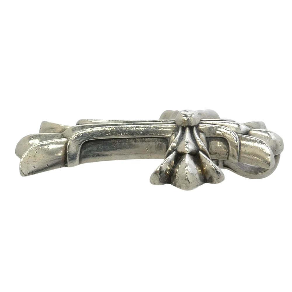CHROME HEARTS クロムハーツ（原本無） DBL CH CRS LRG ラージ ダブルCHクロス ペンダントトップ シルバー系【中古】