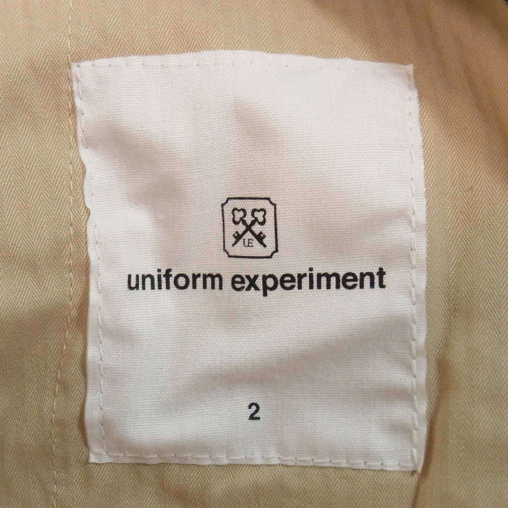 uniform experiment ユニフォームエクスペリメント UE-112061 ジップポケット チノパンツ ベージュ系 2【中古】