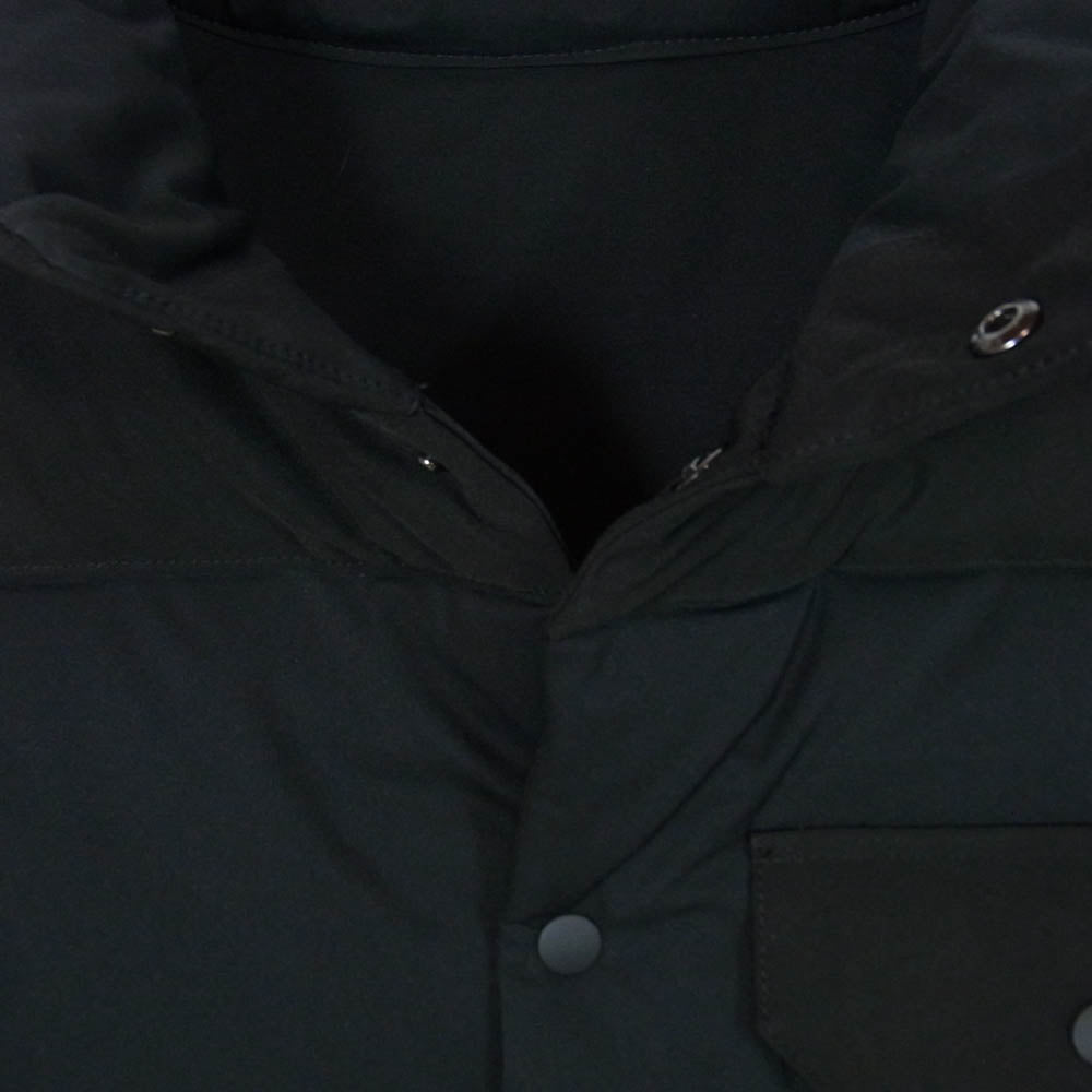 uniform experiment ユニフォームエクスペリメント 19AW UE-192018 PADDED VEST ロゴプリント パデッド 中綿 ベスト ブラック系 2【中古】