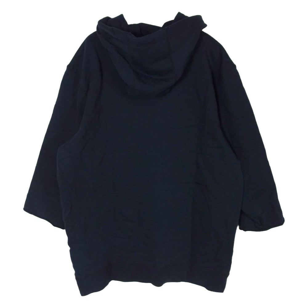 F.C.R.B. エフシーアールビー 396346-010 7分袖 カットオフ スウェット パーカー ダークネイビー系 L【中古】