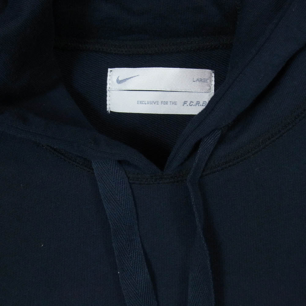 F.C.R.B. エフシーアールビー 396346-010 7分袖 カットオフ スウェット パーカー ダークネイビー系 L【中古】