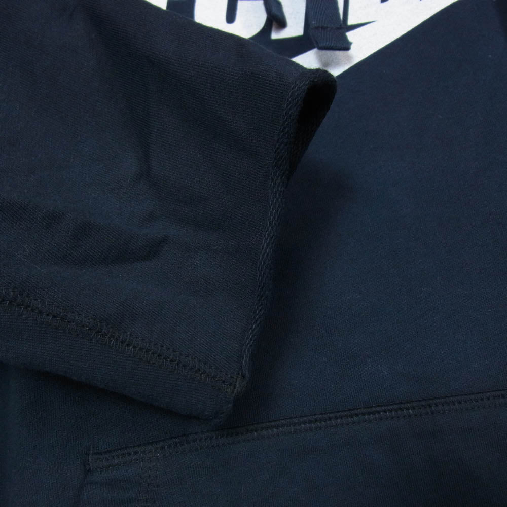 F.C.R.B. エフシーアールビー 396346-010 7分袖 カットオフ スウェット パーカー ダークネイビー系 L【中古】