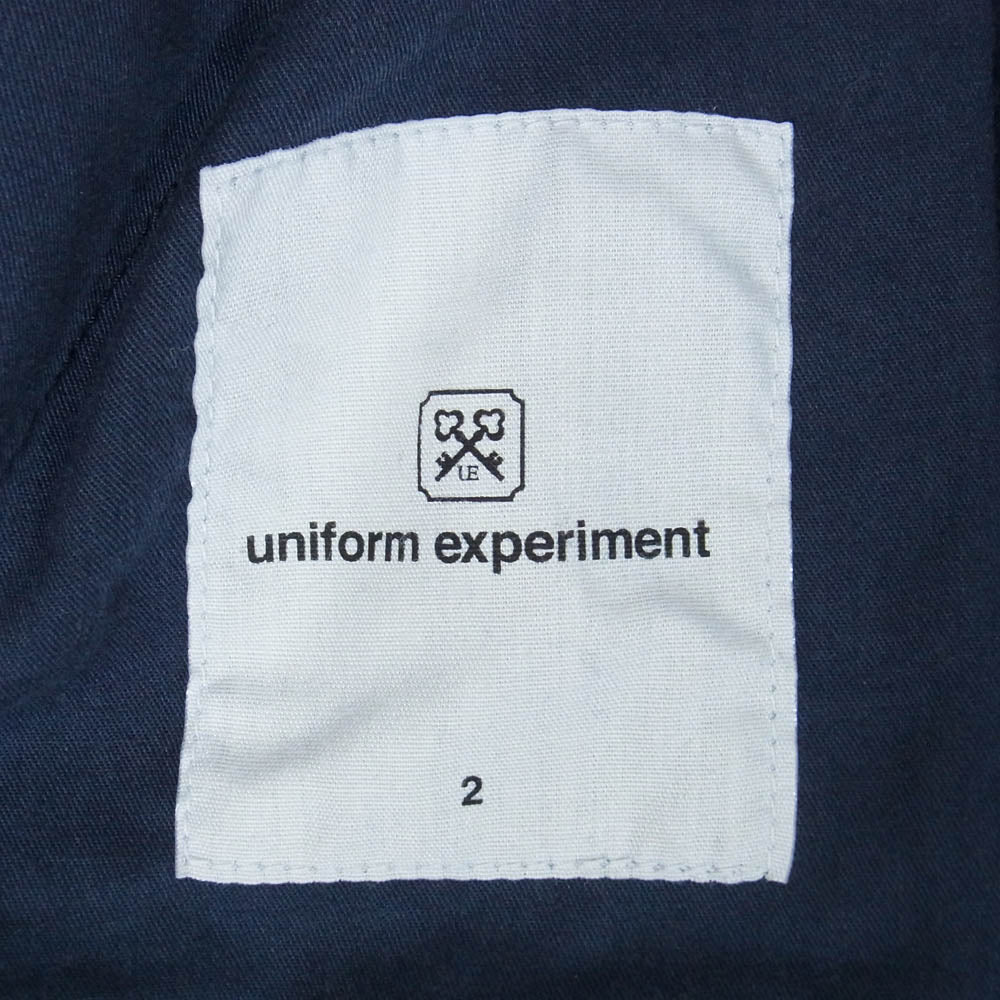 uniform experiment ユニフォームエクスペリメント UE-110046 チェッカーフラッグベルトループ カーゴ パンツ ネイビー系 2【極上美品】【中古】