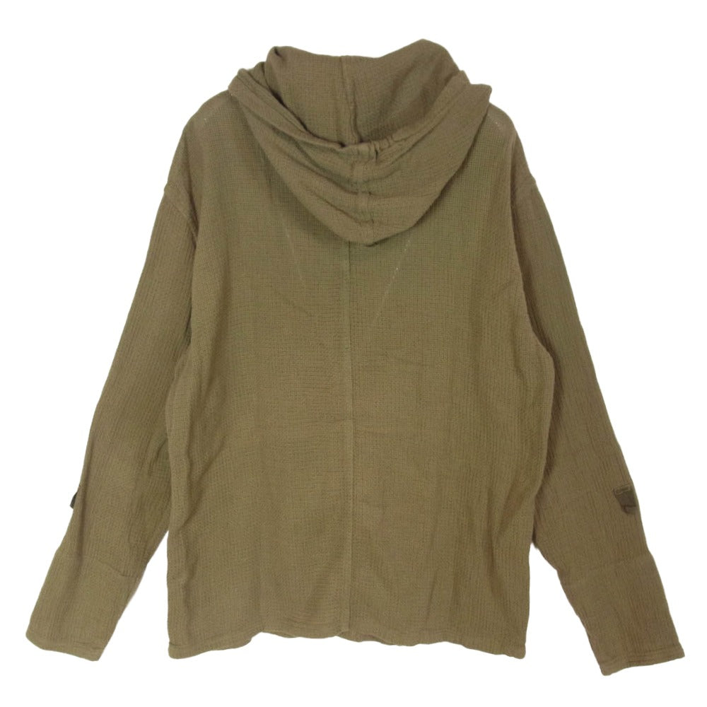 VISVIM ビズビム コットン フルボタン パーカー カーキ系 M【中古】