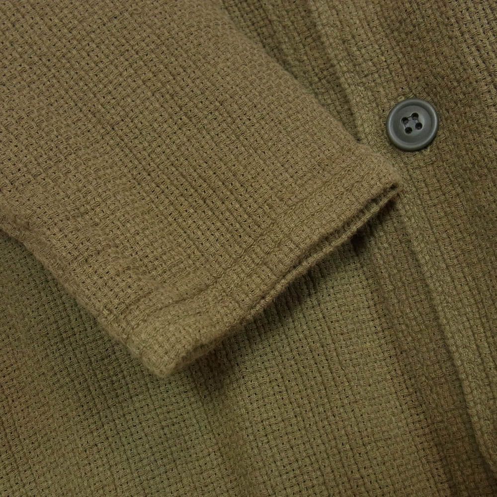 VISVIM ビズビム コットン フルボタン パーカー カーキ系 M【中古】