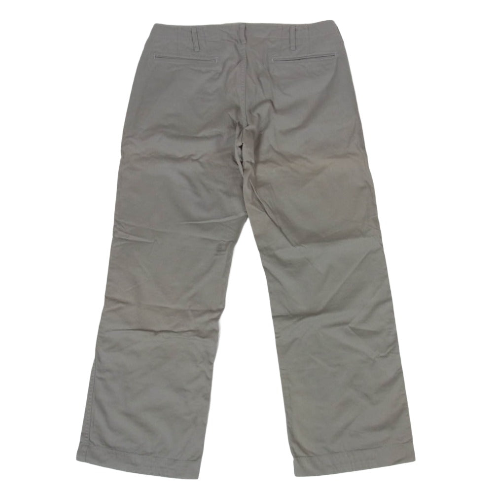 VISVIM ビズビム CHINO PANTS サスペンダーボタン付き 5ポケット ボタンフライ パンツ カーキ系 グレイッシュカーキ系 M【中古】 VISVIM ビズビム CHINO PANTS サスペンダーボタン付き 5ポケット
