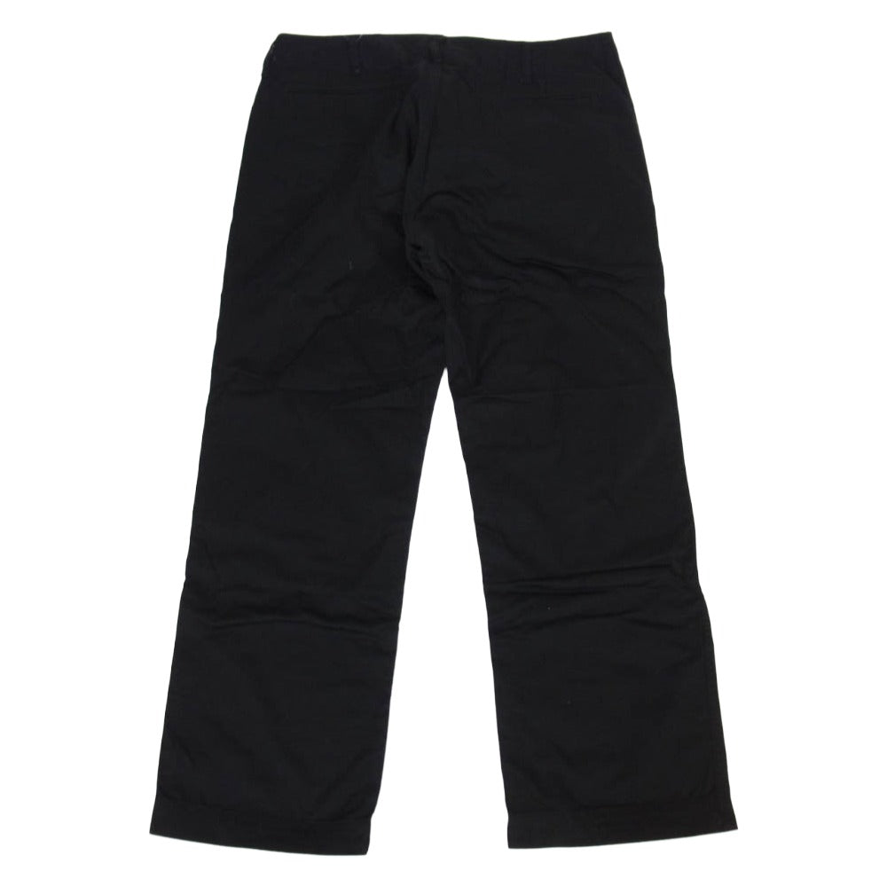 VISVIM ビズビム 5ポケット ボタンフライ チノパンツ ブラック ブラック系 L【中古】
