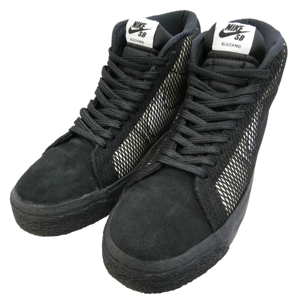 NIKE SB ナイキエスビー FN6038-100 Zoom Blazer Mid PRM ズーム ブレーザー ミッド プレミアム スニーカー ブラック系 27.5cm【中古】