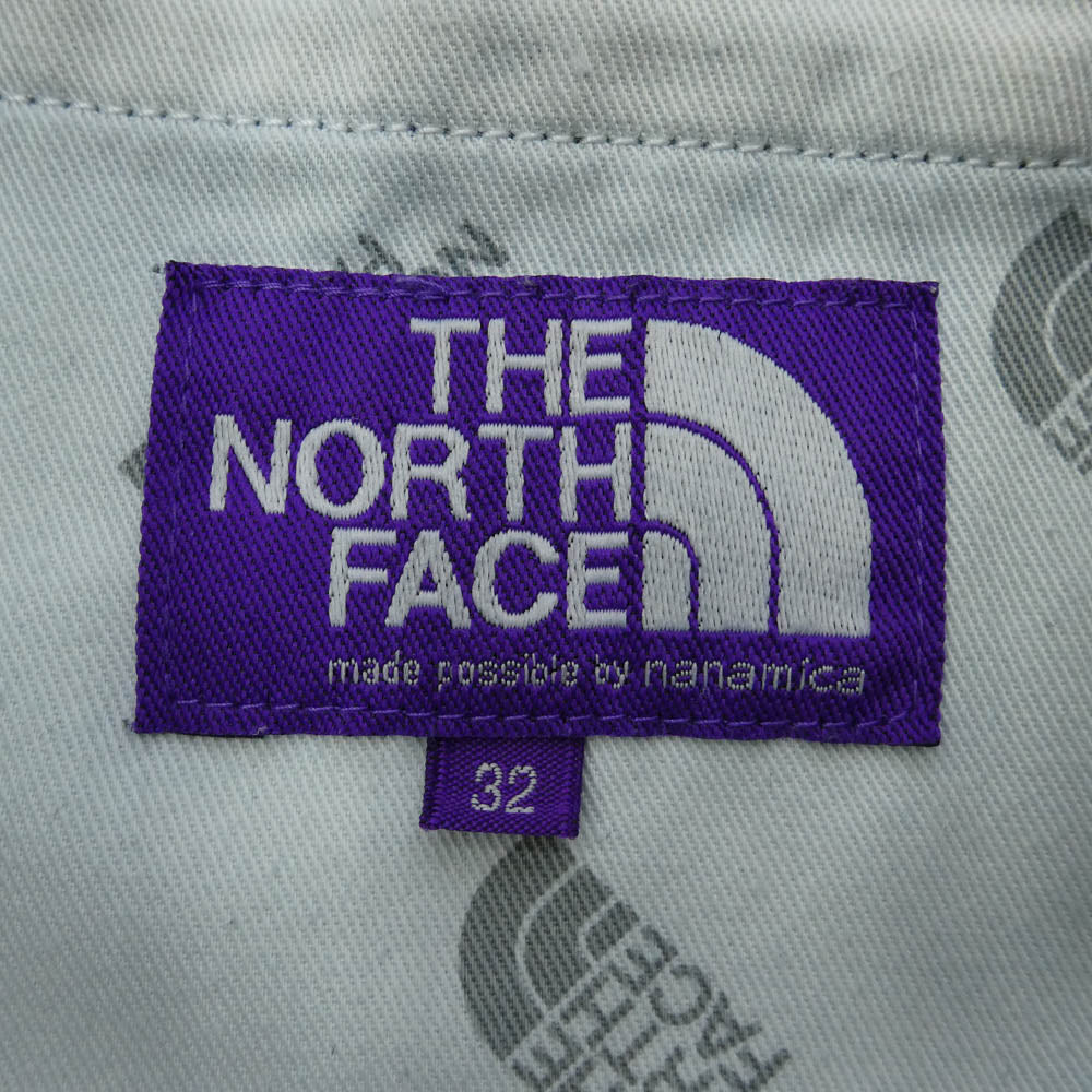 THE NORTH FACE ノースフェイス NT5204N PURPLE LABEL パープルレーベル Denim Straight Pants デニム ストレート パンツ インディゴブルー系 32【中古】