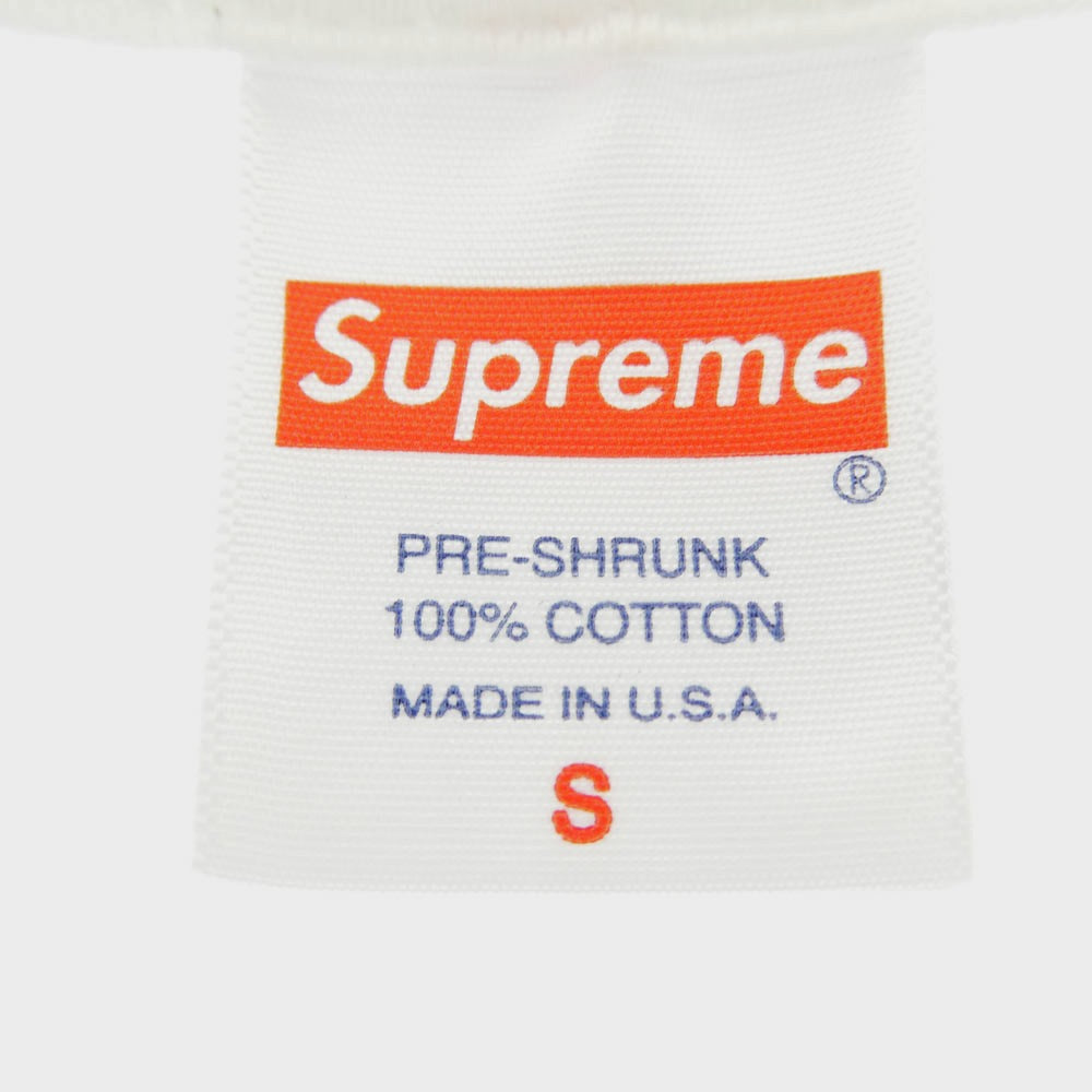 Supreme シュプリーム 21SS × KAWS Chalk Logo Tee カウズ チョーク ボックスロゴ クルーネック 半袖 Tシャツ カットソー ホワイト系 S【中古】