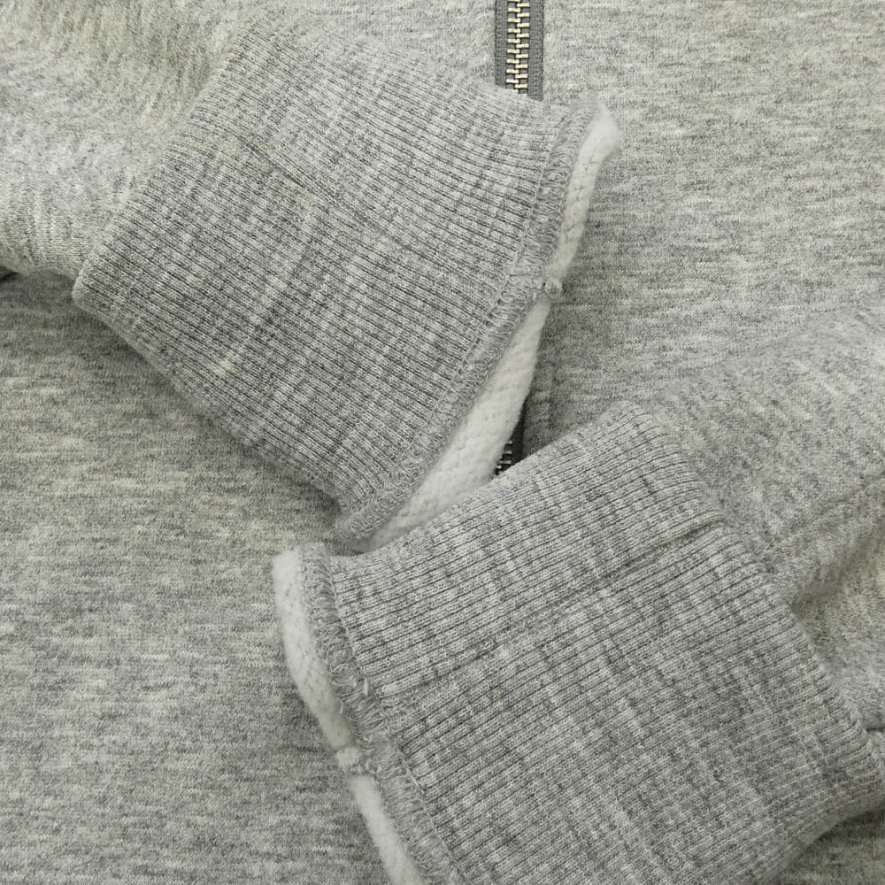 THE NORTH FACE ノースフェイス NT62336 Bomber Sweat 刺繍ロゴ ボンバー スウェット ジャケット グレー系 M【中古】