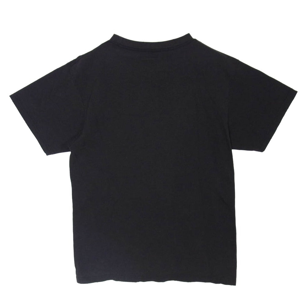 Rags McGREGOR ラグスマックレガー 211727153 WORKSHOP PRINT DAMAGE TEE ユーズド加工 プリント 半袖 Tシャツ ブラック系 S【中古】