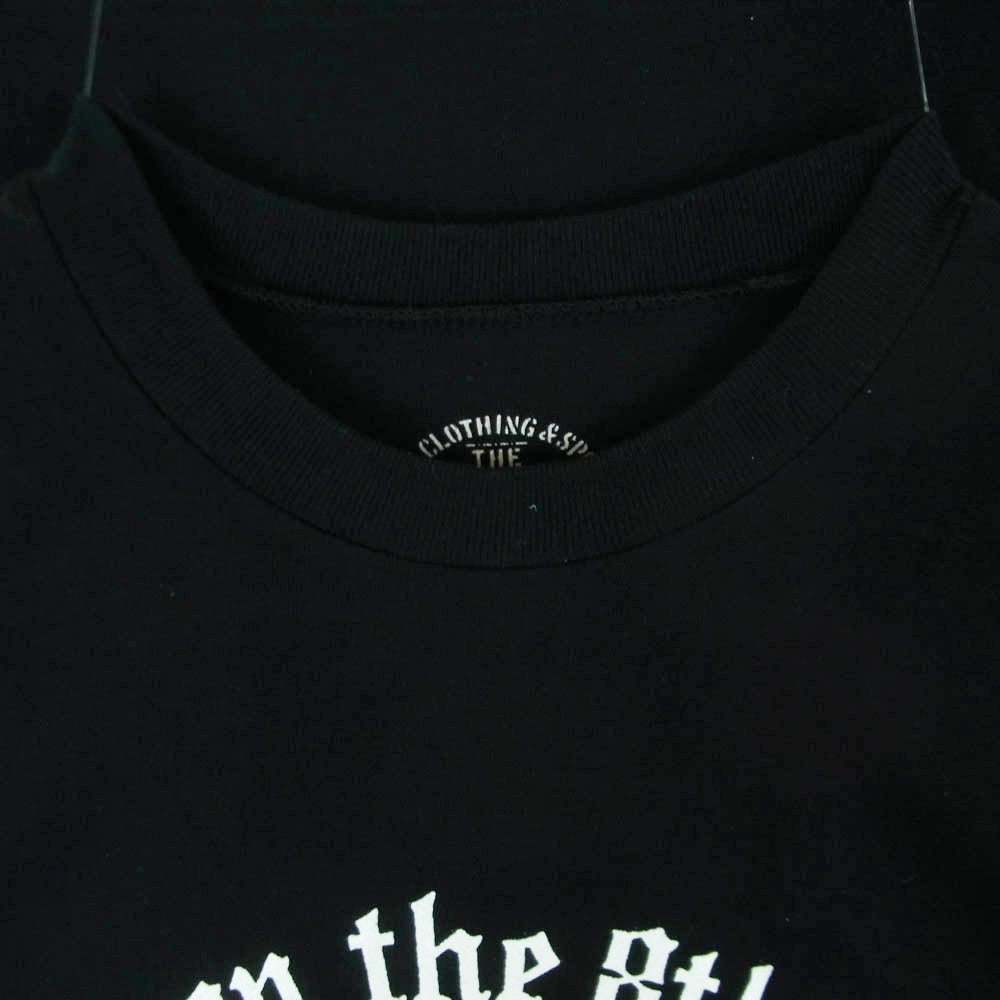TENDERLOIN テンダーロイン T-TEE3 GOD FREEDOM TOKYO JAPAN プリント 半袖 Tシャツ ブラック系 M【中古】