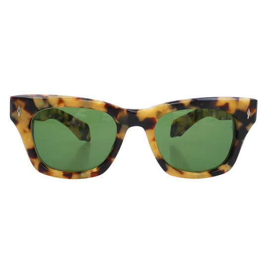 JACQUES MARIE MAGE ジャックマリーマージュ JMMDE15J DEALANI サングラス アイウェア フレーム：イエロー、ブラウン系　レンズ：グリーン系 50□20【美品】【中古】