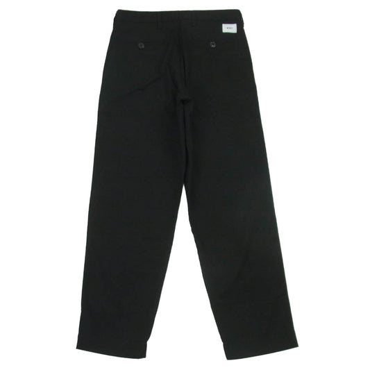 WTAPS ダブルタップス 23SS 231BRDT-PTM06 TROUSERS CTPL. TWILL トラウザー コットン ツイル パンツ ブラック系 01【中古】