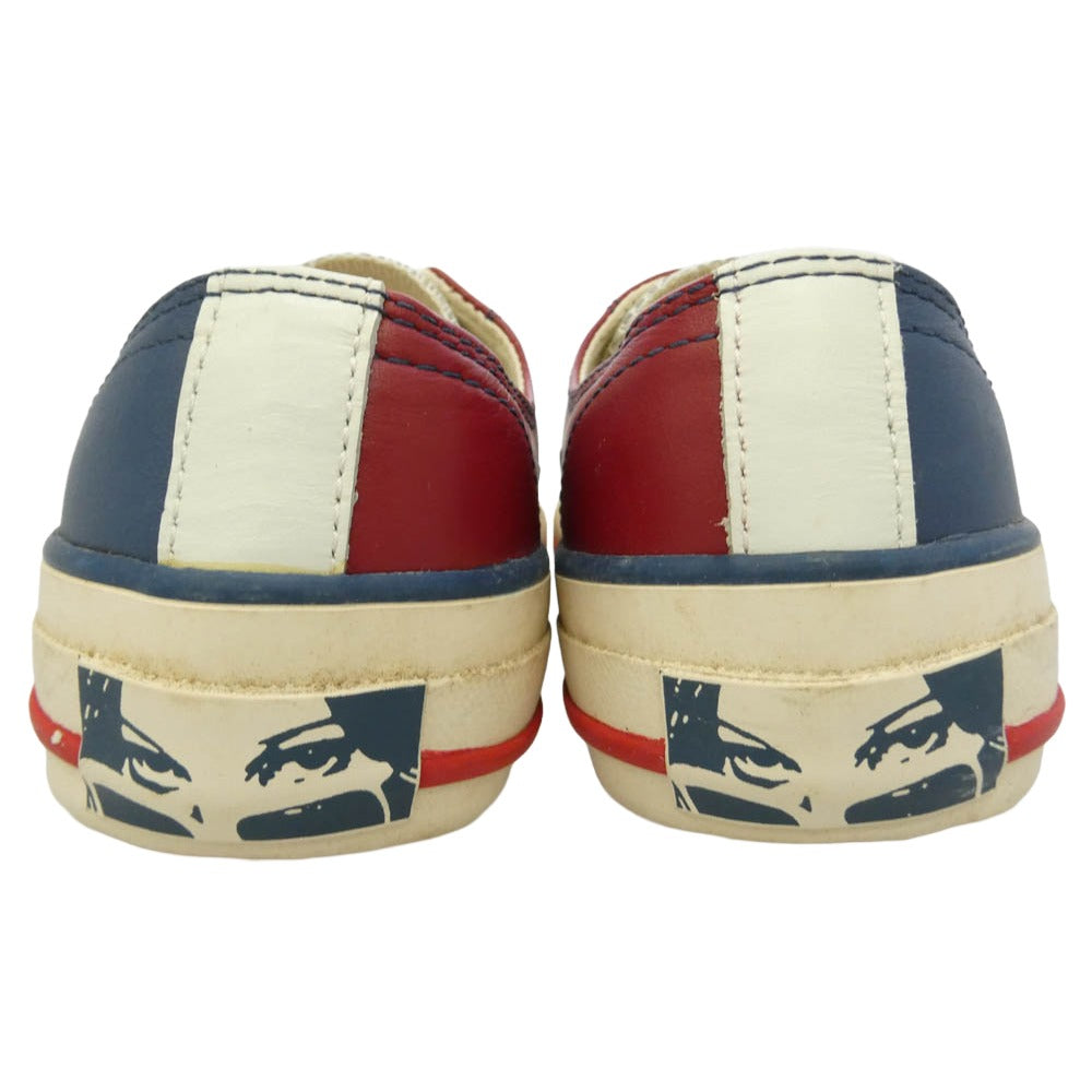 HYSTERIC GLAMOUR ヒステリックグラマー レザー ローカット スニーカー マルチカラー系 6【中古】