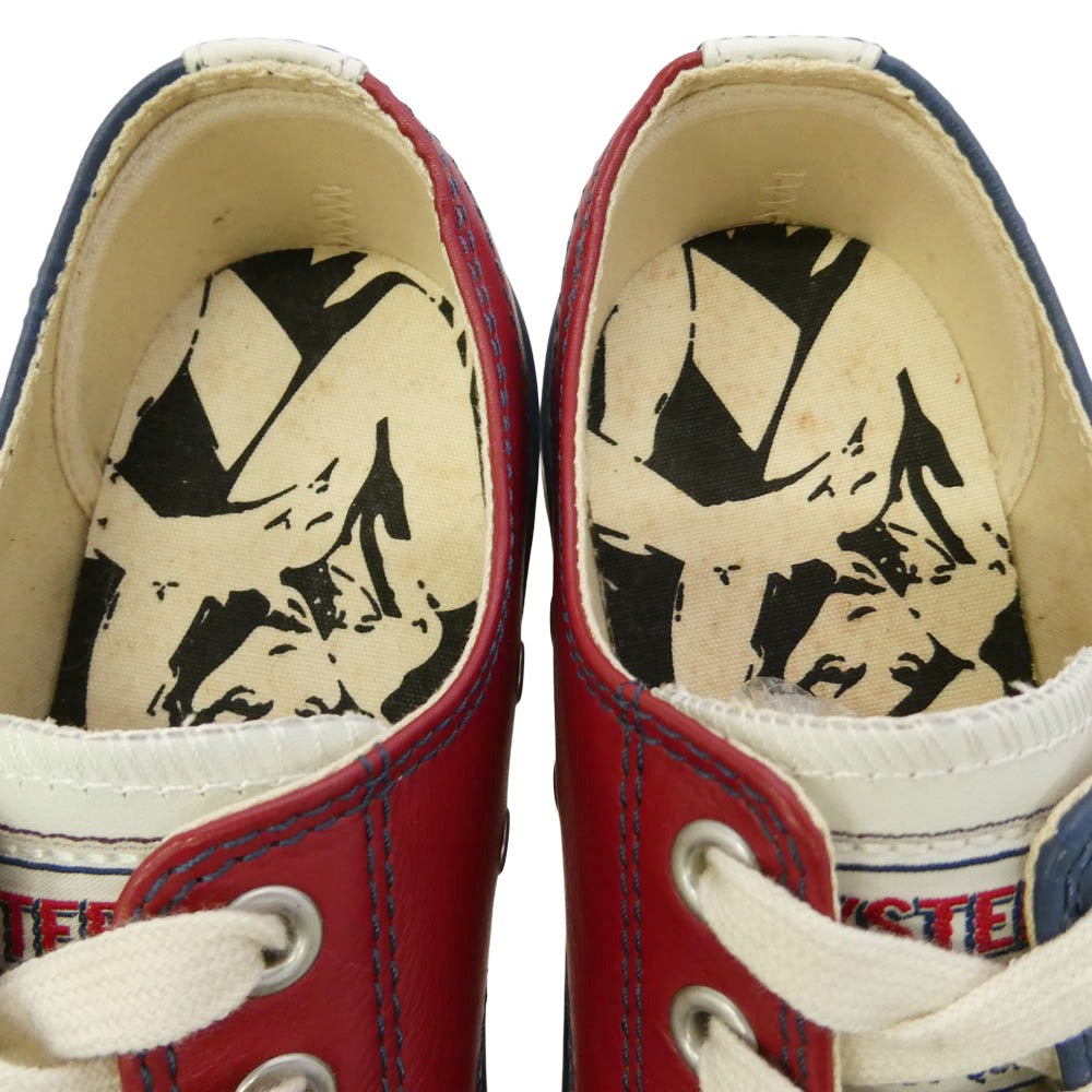 HYSTERIC GLAMOUR ヒステリックグラマー レザー ローカット スニーカー マルチカラー系 6【中古】