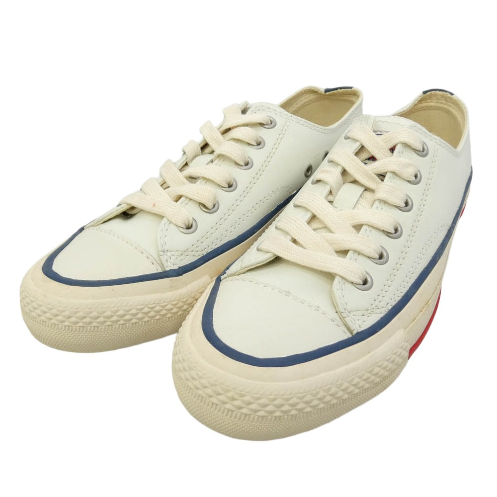 HYSTERIC GLAMOUR ヒステリックグラマー レザー ローカット スニーカー オフホワイト系 6【中古】