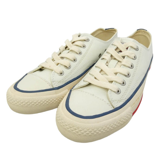 HYSTERIC GLAMOUR ヒステリックグラマー レザー ローカット スニーカー オフホワイト系 6【中古】