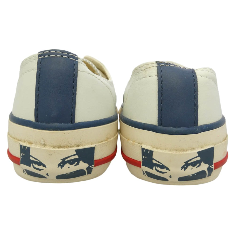 HYSTERIC GLAMOUR ヒステリックグラマー レザー ローカット スニーカー オフホワイト系 6【中古】