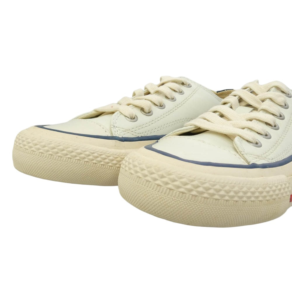 HYSTERIC GLAMOUR ヒステリックグラマー レザー ローカット スニーカー オフホワイト系 6【中古】
