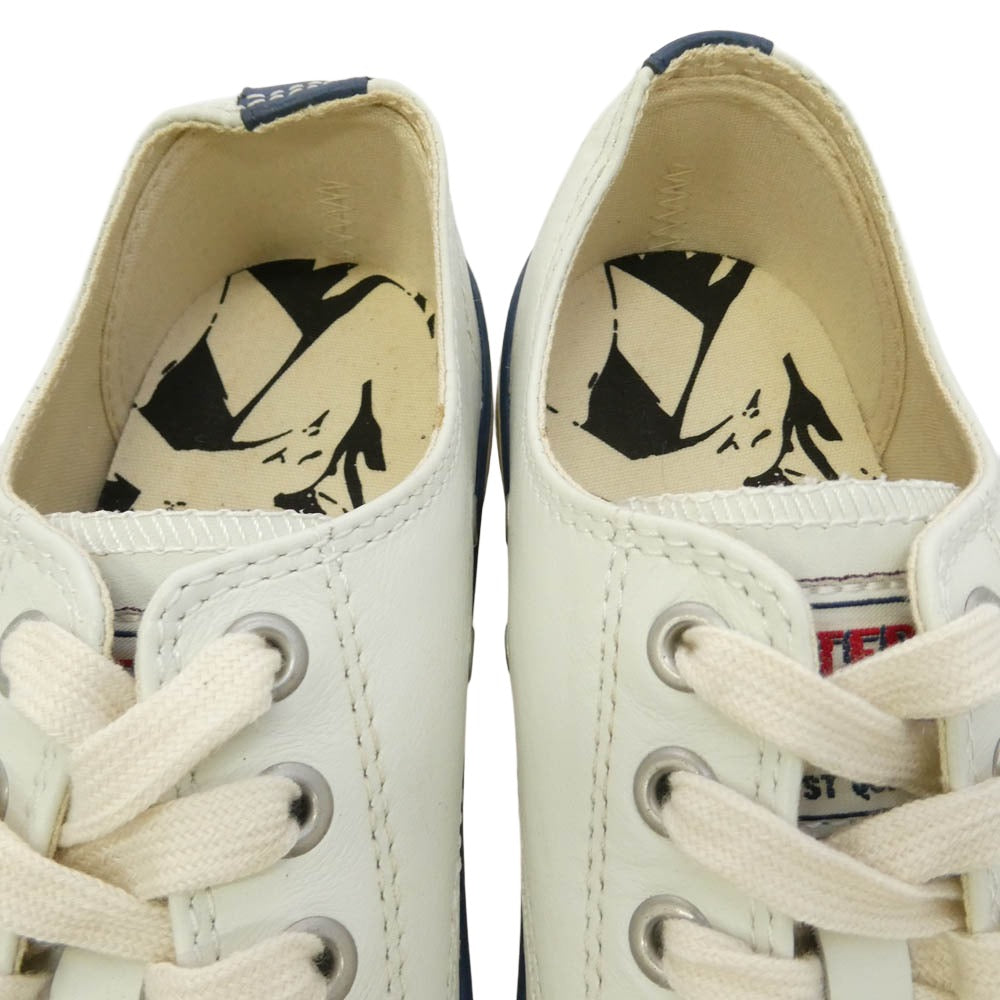 HYSTERIC GLAMOUR ヒステリックグラマー レザー ローカット スニーカー オフホワイト系 6【中古】
