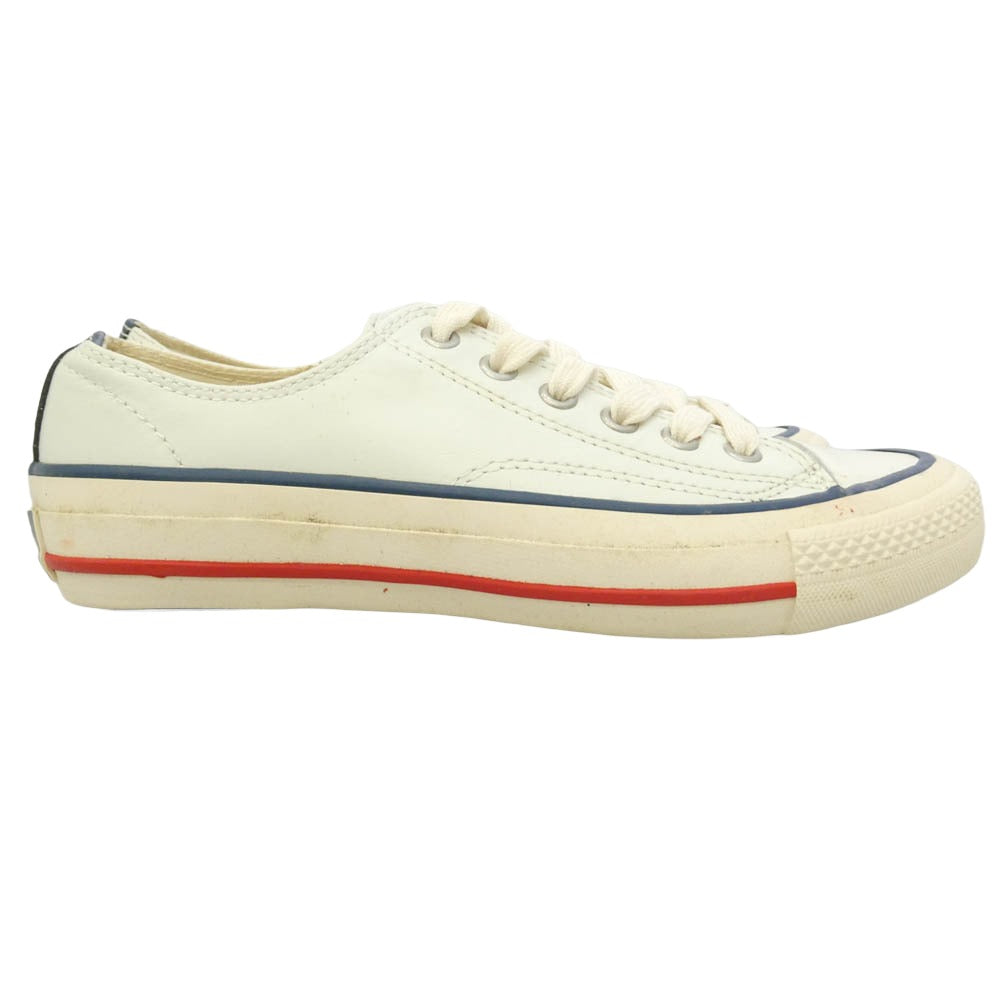 HYSTERIC GLAMOUR ヒステリックグラマー レザー ローカット スニーカー オフホワイト系 6【中古】