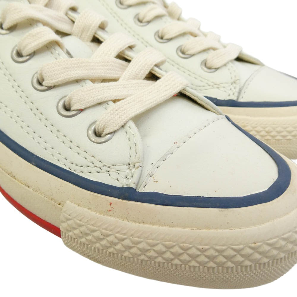 HYSTERIC GLAMOUR ヒステリックグラマー レザー ローカット スニーカー オフホワイト系 6【中古】